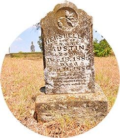 Une tombe du cimetière d'Aurora