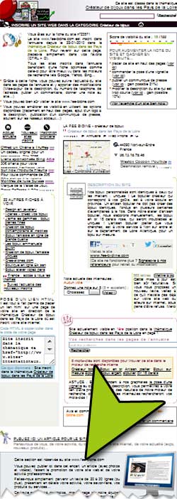 Position de votre article dans la fiche du site
