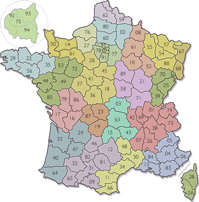 Départements de France