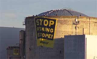 Intrusion Greenpeace Fessenheim 2014